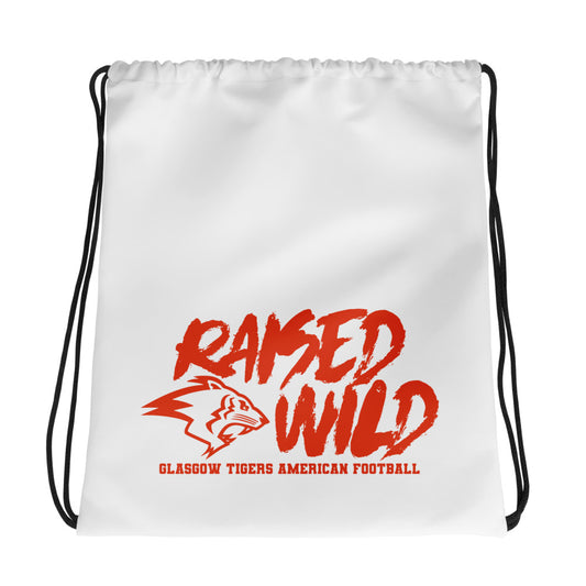 Drawstring bag - Raised Wild Orange